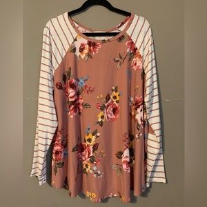 Reborn J Floral Blouse Size 3xl